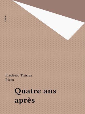 cover image of Quatre ans après